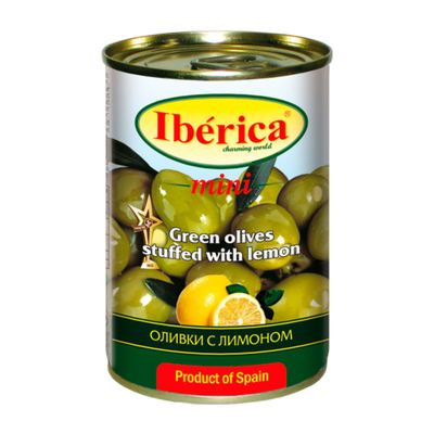 Оливки Iberica с лимоном 300 г