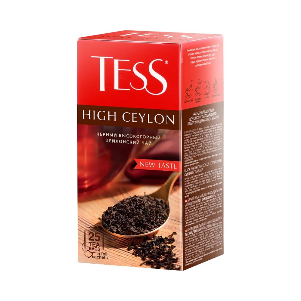 Чай черный Tess HIGH CEYLON 25 пак