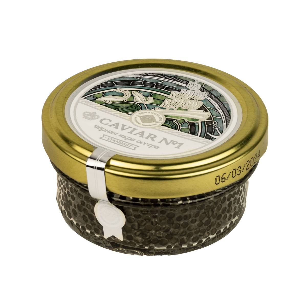 Черная икра осетровых Caviar забойная Standart 50 гр: купить в Москве с  доставкой по цене 3014 руб. - Apeti.ru