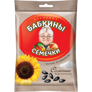 Семечки "Бабкины семечки" жареные соленые 100 г