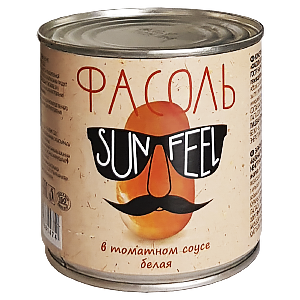 Фасоль белая Sunfeel в томатном соусе 425 мл