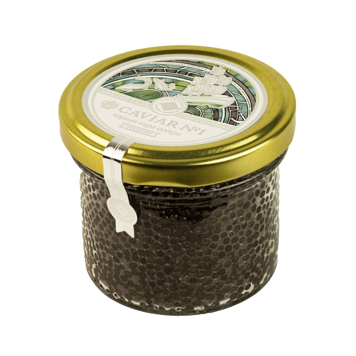 Черная икра осетровых Caviar забойная Standart 200 гр: купить в Москве с  доставкой по цене 12054 руб. - Apeti.ru