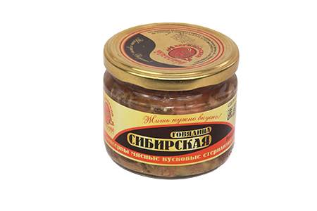  Говядина сибирская "Березовский" кусковая высший сорт 300 г в интернет-магазине продуктов с Преображенского рынка Apeti.ru