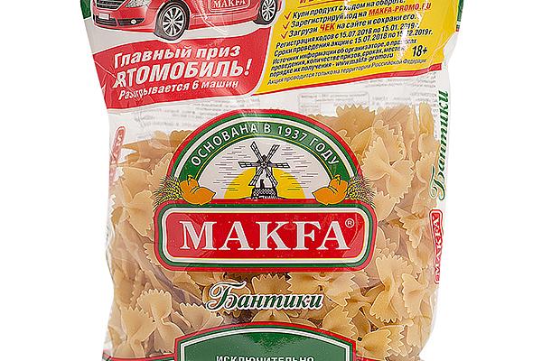  Макаронные изделия Makfa бантики 400 г в интернет-магазине продуктов с Преображенского рынка Apeti.ru