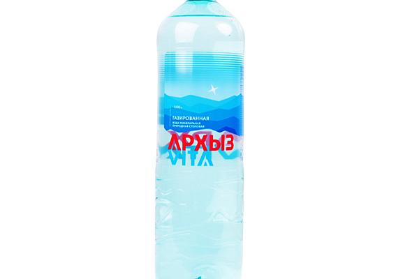  Вода Архыз газированная горная природная 1,5 л в интернет-магазине продуктов с Преображенского рынка Apeti.ru