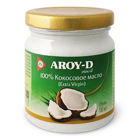  Кокосовое масло AROY-D Extra Virgin 180 мл в интернет-магазине продуктов с Преображенского рынка Apeti.ru