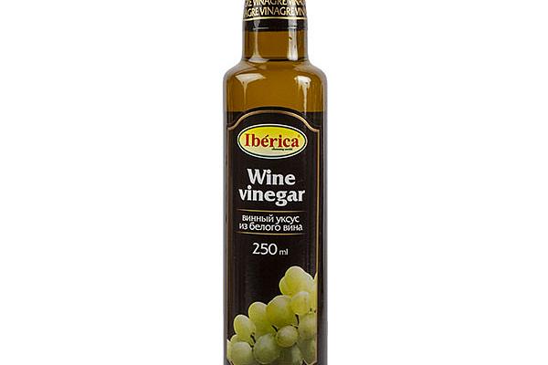  Уксус Iberica винный из белого вина Wine vinegar 250 мл в интернет-магазине продуктов с Преображенского рынка Apeti.ru