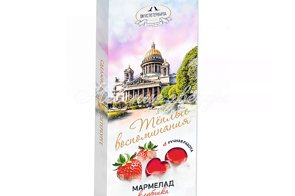  Мармелад желейно-фруктовый клубника Невские Звезды, 115 гр в интернет-магазине продуктов с Преображенского рынка Apeti.ru