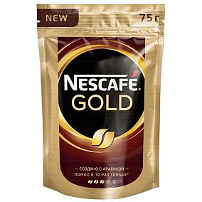  Кофе Nescafe Gold растворимый сублимированный с добавлением молотого 75 г в интернет-магазине свежих фермерских продуктов Apeti.ru