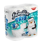 Туалетная бумага Familia Trio трехслойная 4 шт