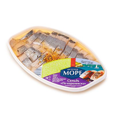Сельдь Вкусное Море по-королевски 230 г