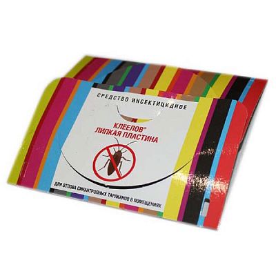 Пластина липкая для отлова тараканов Клеелов