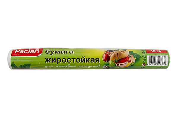  Бумага для выпечки Paclan жиростойкая 14 м*28см в интернет-магазине продуктов с Преображенского рынка Apeti.ru