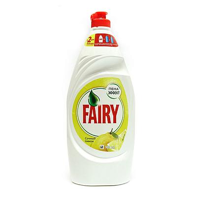  Средство для мытья посуды Fairy сочный лимон 900 мл в интернет-магазине свежих фермерских продуктов Apeti.ru