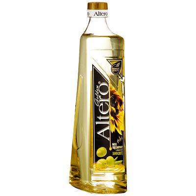Масло подсолнечное Altero рафинированное дезодорированное 810 мл