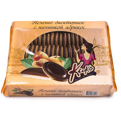 Печенье бисквитное с абрикосом 1,2 кг