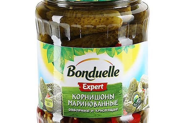  Корнишоны Bonduelle Expert маринованные 3-6 см 540 г в интернет-магазине продуктов с Преображенского рынка Apeti.ru