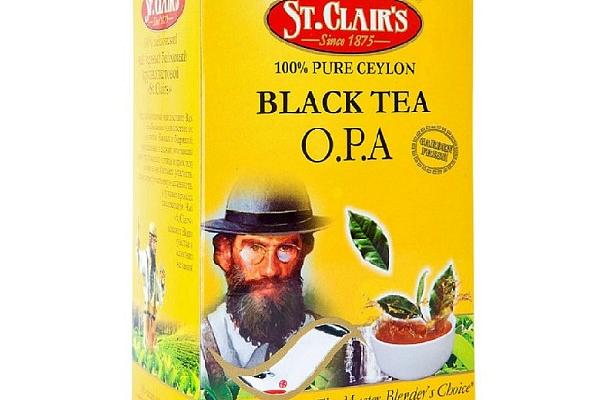  Чай черный St.Clair's Black Tea O.P.A 250 г в интернет-магазине продуктов с Преображенского рынка Apeti.ru