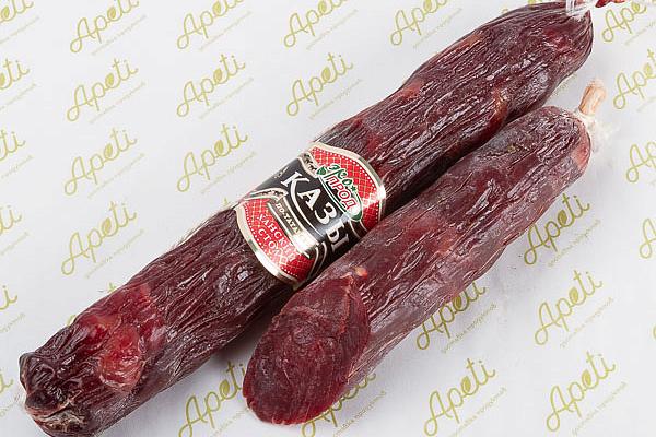  Колбаса сыровяленая ЭкоПрод Казы по-татарски 1 кг в интернет-магазине продуктов с Преображенского рынка Apeti.ru