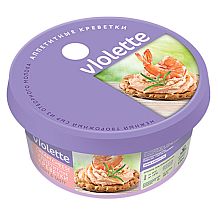 Сыр творожный Violette аппетитные креветки 140 г