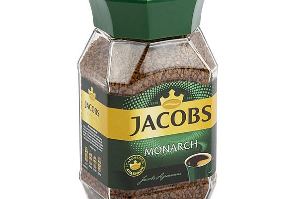  Кофе Jacobs Monarch сублимированный растворимый 190 г в интернет-магазине продуктов с Преображенского рынка Apeti.ru