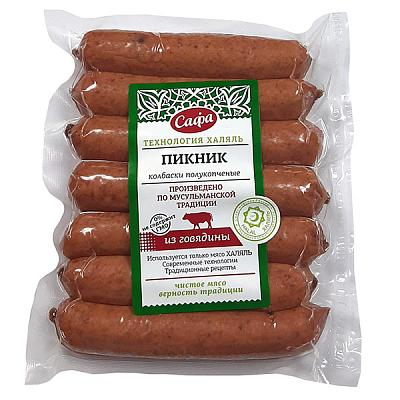  Колбаски полукопченые Сафа пикник из говядины 1 кг в интернет-магазине свежих фермерских продуктов Apeti.ru