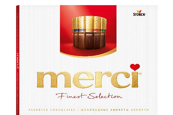  Набор конфет Merci ассорти из шоколада 250 г в интернет-магазине продуктов с Преображенского рынка Apeti.ru