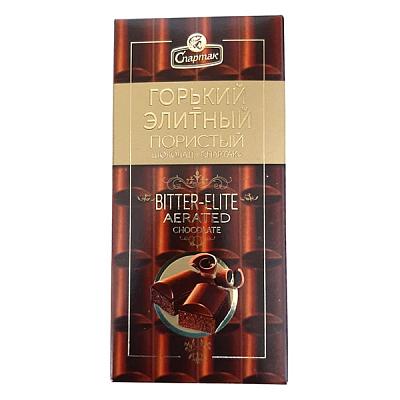  Шоколад Спартак горький элитный пористый 72% 70 г, КФ Спартак в интернет-магазине свежих фермерских продуктов Apeti.ru