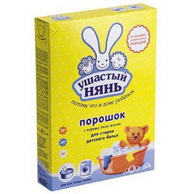  Стиральный порошок Ушастый нянь для детского белья 400 г в интернет-магазине свежих фермерских продуктов Apeti.ru
