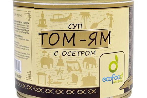  Суп Ecofood том-ям с осетром 530 г в интернет-магазине продуктов с Преображенского рынка Apeti.ru