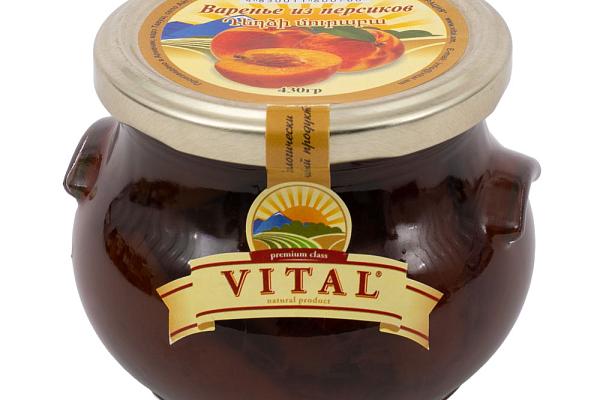  Варенье Vital из персика 430 г в интернет-магазине продуктов с Преображенского рынка Apeti.ru