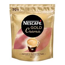 Кофе Nescafe Gold Crema растворимый 70 г