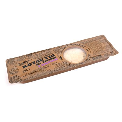 Котлеты Четверг из трески с зубаткой 300 г