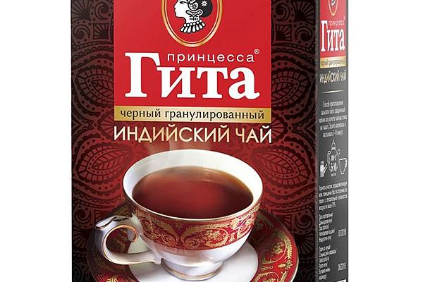  Чай черный Принцесса Гита байховый индийский гранулированный 100 г в интернет-магазине продуктов с Преображенского рынка Apeti.ru