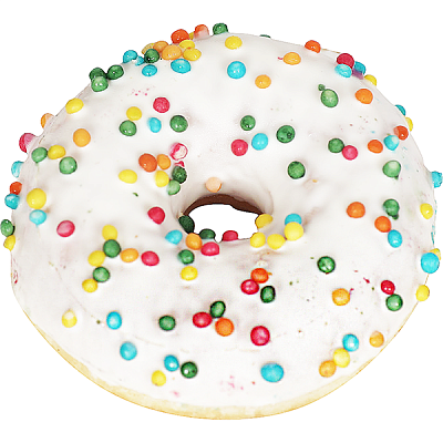 Донат с цветным топингом 55 г в Apeti.ru Донат с цветным топингом 55 г в интернет-магазине свежих фермерских продуктов Apeti.ru