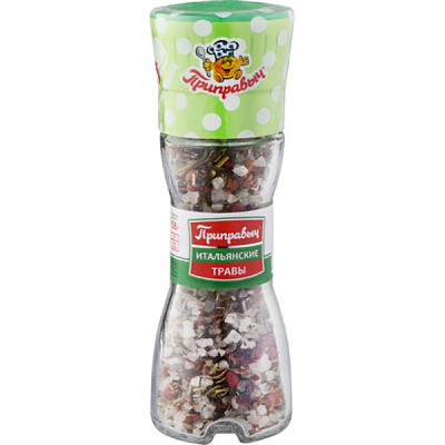 Приправа Приправыч итальянские травы с мельницей 58 г в Apeti.ru Приправа Приправыч итальянские травы с мельницей 58 г в интернет-магазине свежих фермерских продуктов Apeti.ru