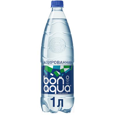 Вода Bonaqua газированная 1 л