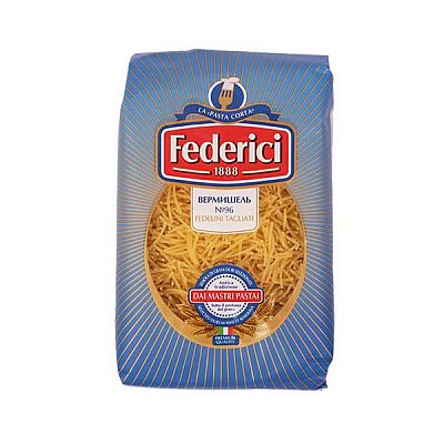 Макаронные изделия Federici Fedelini tagliati вермишель n.096 500 г