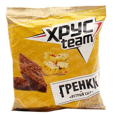 Гренки Хрусteam острый сыр 105 г