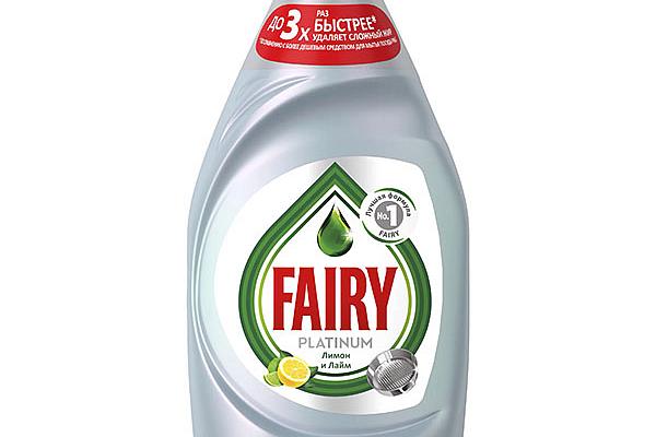  Средство для мытья посуды Fairy Platinum ледяная свежесть 430 мл в интернет-магазине продуктов с Преображенского рынка Apeti.ru
