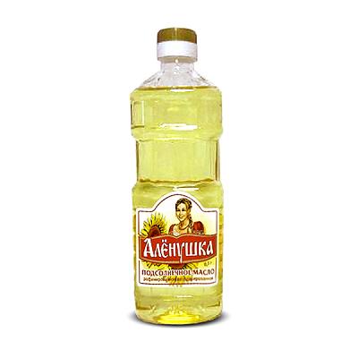  Масло подсолнечное Аленушка нерафинированное 0,5 л в интернет-магазине свежих фермерских продуктов Apeti.ru