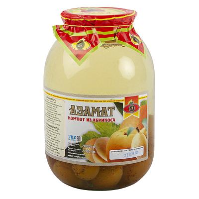  Компот Азамат из абрикоса 2 л в интернет-магазине свежих фермерских продуктов Apeti.ru