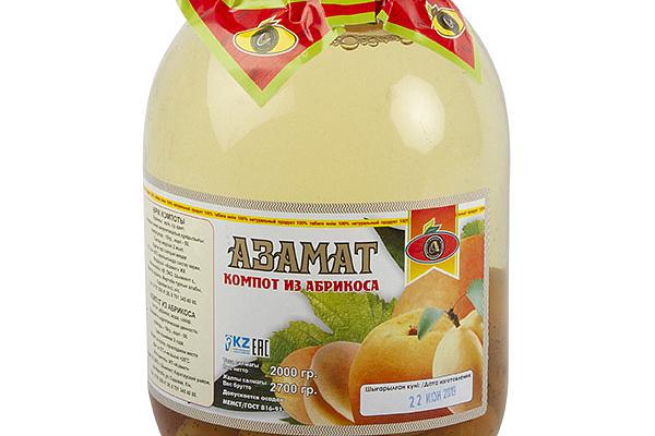  Компот Азамат из абрикоса 2 л в интернет-магазине продуктов с Преображенского рынка Apeti.ru
