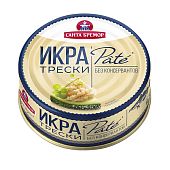 Икра трески деликатесная люкс Пате 90 г