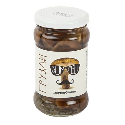 Грузди Sunfeel маринованные 314 мл