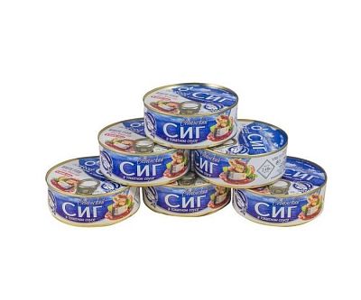 Сиг Ecofood севанский в томатном соусе 240 г