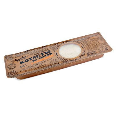 Котлеты Четверг из трески с кальмаром 300 г