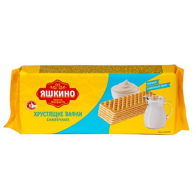 Вафли Яшкино сливочные 300 г