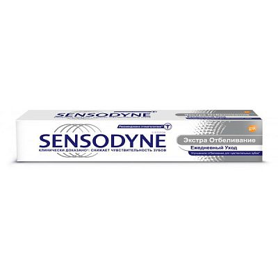 Зубная паста Sensodyne экстра отбеливание 75 мл