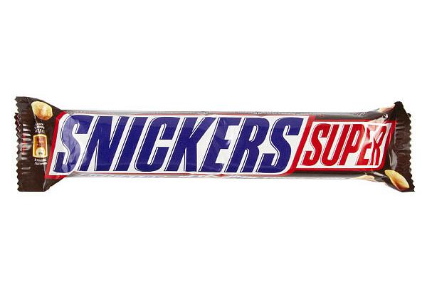  Батончик Snickers Super 80 г в интернет-магазине продуктов с Преображенского рынка Apeti.ru